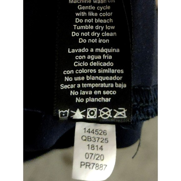 Velocity Women's Travel Pant Leggings Navy Blue Size Small Lightweight Pockets - Picture 4 of 6